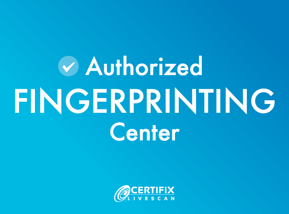 authorized fingerprinting center